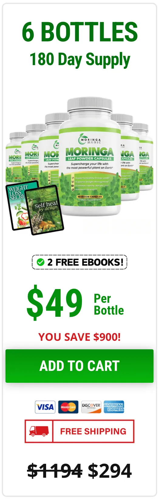 Buy Moringa Magic 6 Bottle